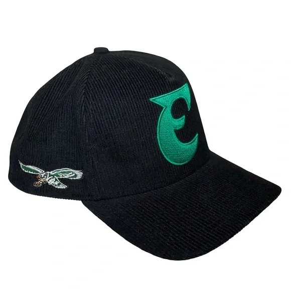 Philadelphia Eagles Men's Corduroy Snapback Hat Green/Black - Picture 1 of 6